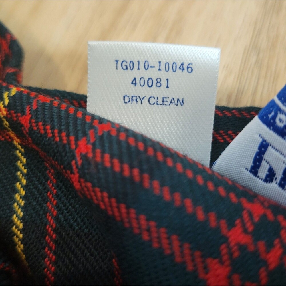 Pendleton Pleated Skirt Size 8 Womens Multicolor Tartan Plaid Pure Virgin Wool - Picture 3 of 12